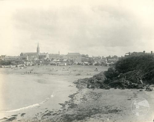 Saint-Quay-Portrieux - La plage en 1910