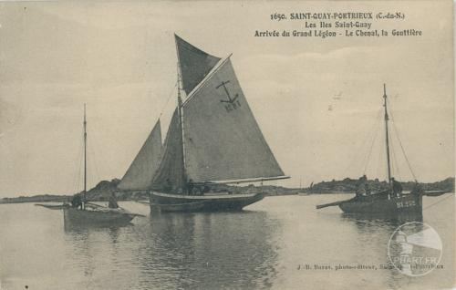 1650 - Saint-Quay-Portrieux - Les iles Saint-Quay - Arrivée du Grand Légéon - Le chenal, la Goutière
