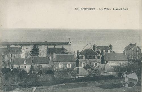 349 - Portrieux - Les villas - L'avant port