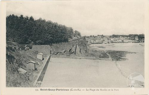 33 - Saint-Quay-Prtrieux - La plage du moulin et le port