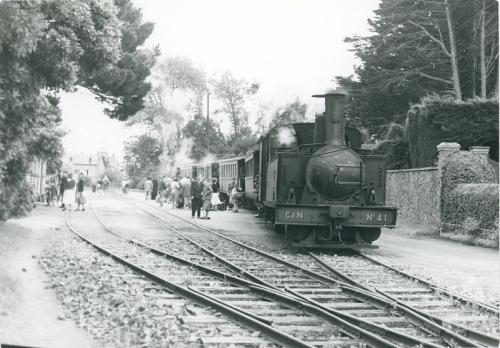Saint-Quay-Portrieux - Le train - 2 aout 1956
