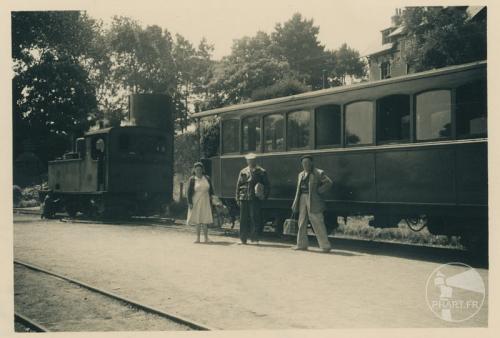 Saint-Quay-Portrieux - Le petit train - Juillet 1952