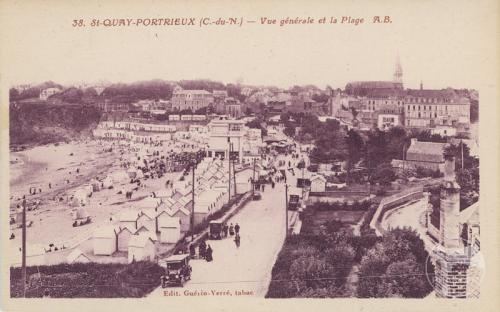 38 - St-Quay-Portrieux - Vue générale et la plage