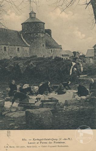 850 - Kertugal-Saint-Quay - Lavoir et ferme des Fontaines