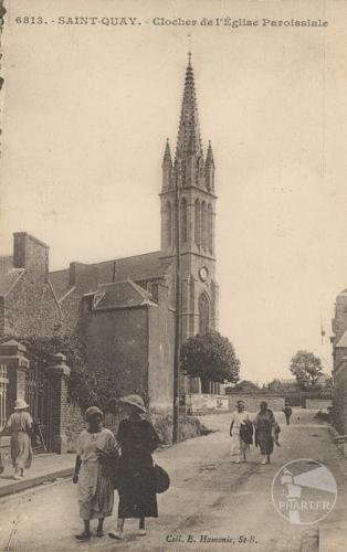 6813 - Saint-Quay - Clocher de l'église paroissiale