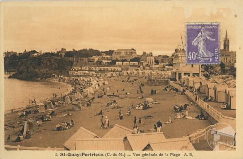 2 - St-Quay-Portrieux - Vue générale de la plage