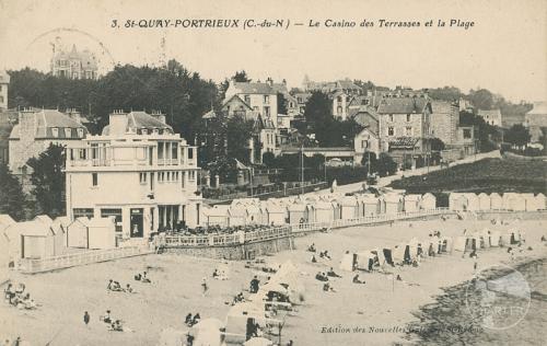 3 - St-Quay-Portrieux - Le Casino des Terrasses et la plage