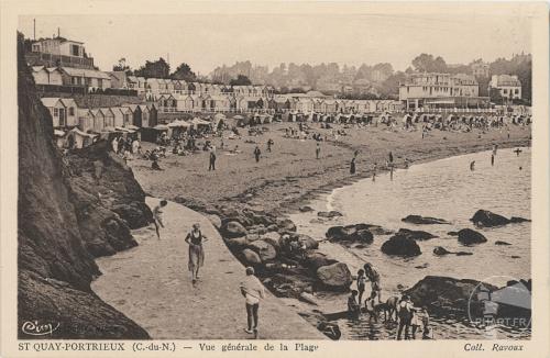 St-Quay-Portrieux - Vue générale de la plage