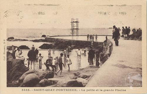 8455 - Saint-Quay-Portrieux - La petite et la grande piscine
