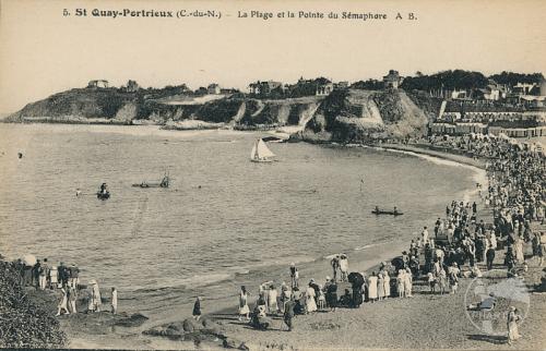 5 - St-Quay-Portrieux - La plage et la pointe du sémaphore