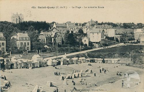 1859 - Saint-Quay - La plage - La nouvelle route