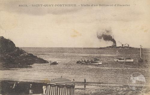 6953 - Saint-Quay-Portrieux - Visite d'un batiment d'Escadre