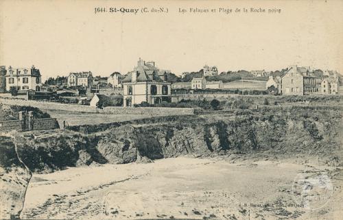 1644 - St-Quay - Les falaises et la plage de la Roche Noire