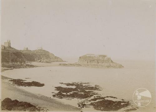 Portrieux - 1899 - Ile et plage de la Comtesse