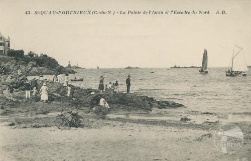 43 - St-Quay-Portrieux - La pointe de l'Isnin et l'Escadre du Nord