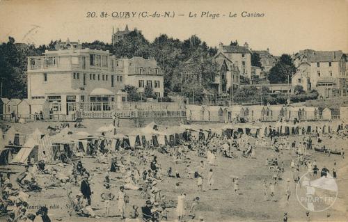 20 - St-Quay - La plage - Le Casino